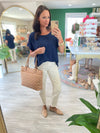 Rolled Cuff Essential Top