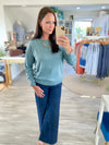 Wool Blend Fine Knit Sweater