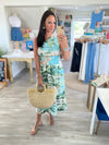 Islay One Shoulder Smocked Waist Midi Dress