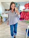 Stretch Stripe Button-Down Shirt