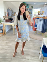 Tweed And Jacquard Mini Dress