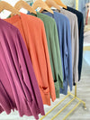 Open Front Essential Cardigan