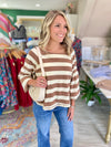 Horizontal Stripe Knit Top