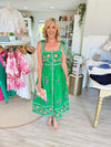 THML Floral Print Self Tie Midi Dress