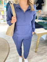 Scuba Half Zip Sweatshirts & Joggers Set