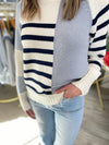 Color Block Stripe Sweater