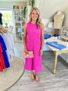 Ribbed Knit Sleeveless Midi Dress