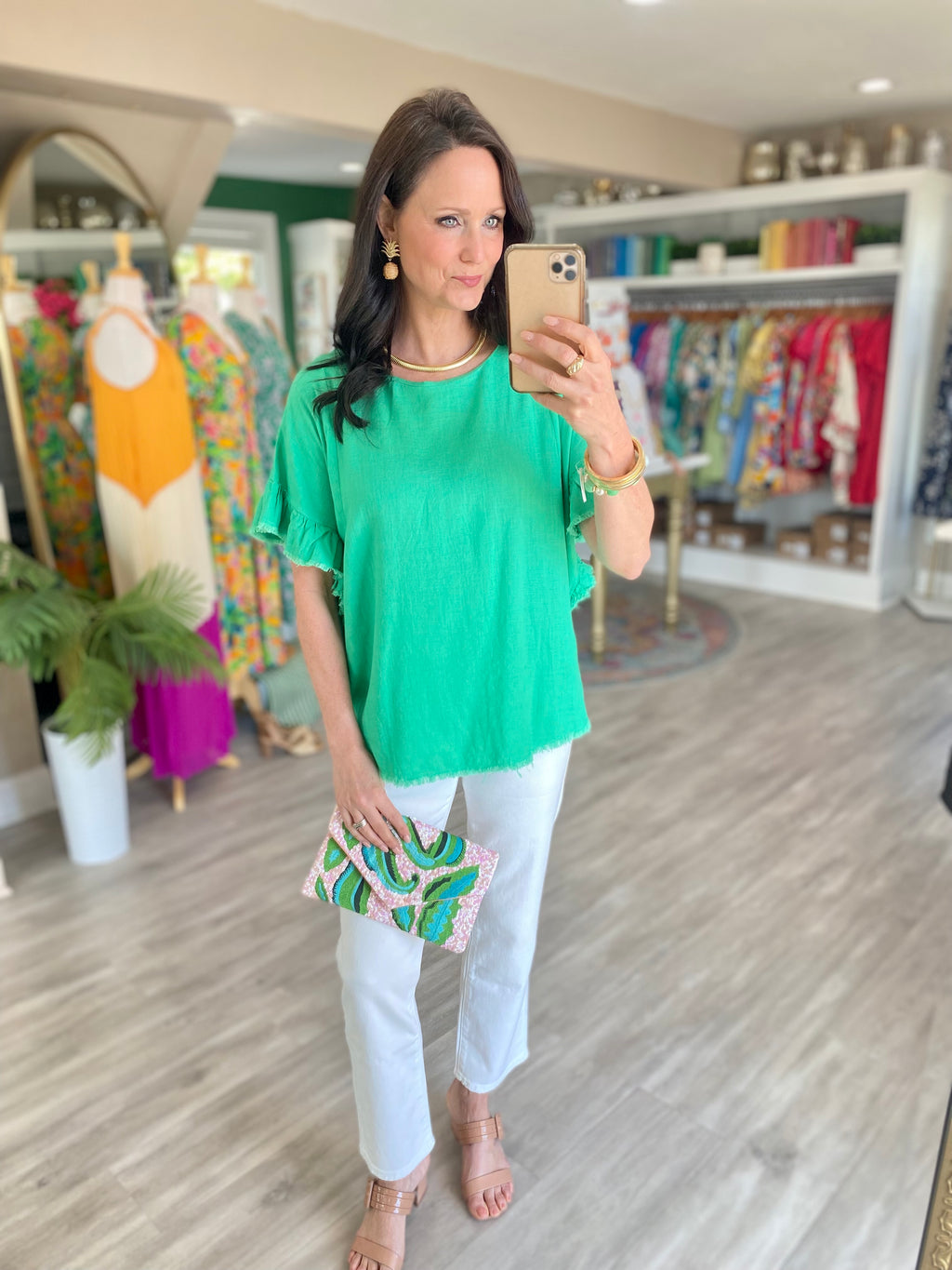 Cameo Top in White