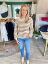 Stripe Pullover Sweater