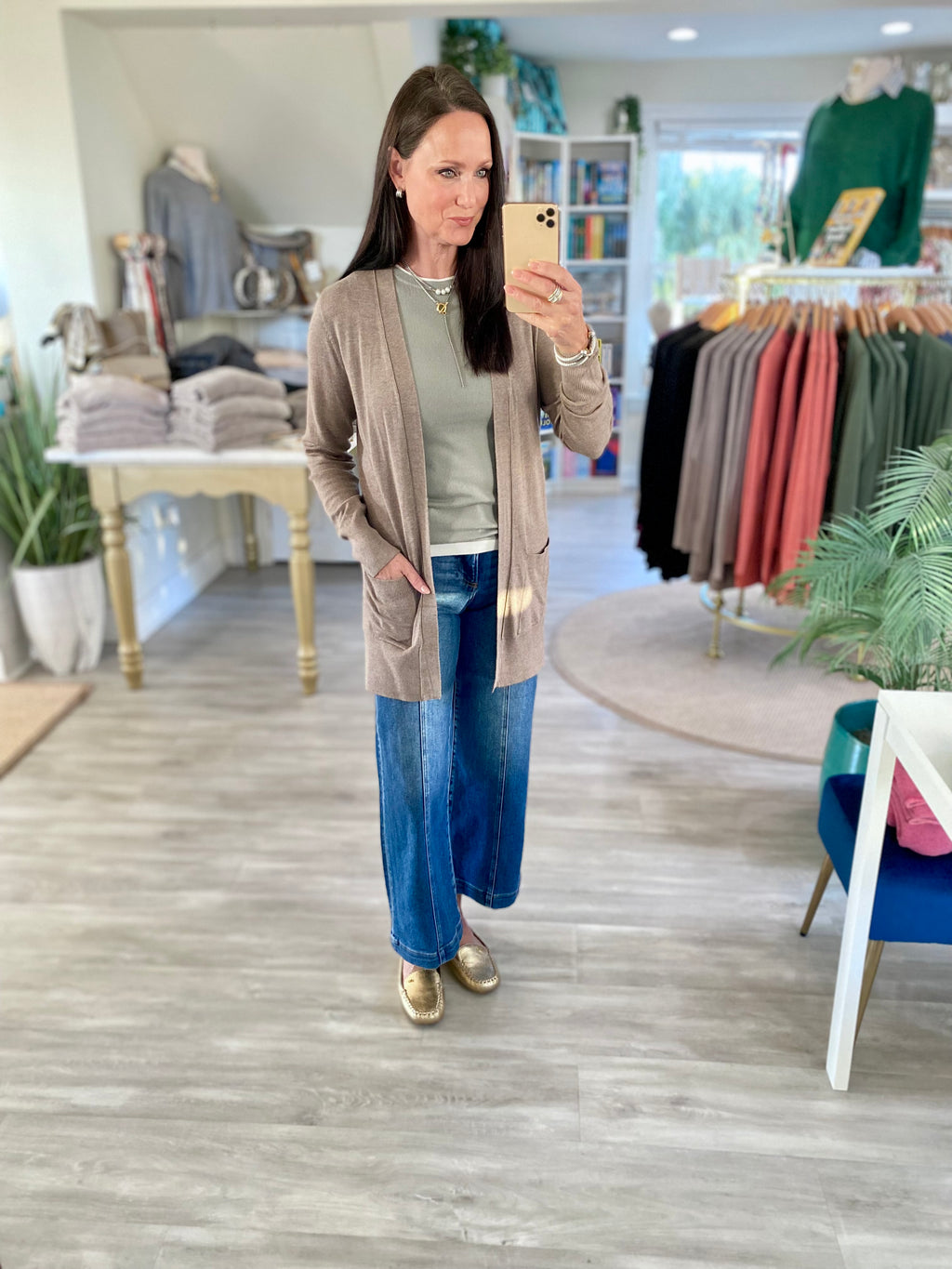 Open Front Essential Cardigan
