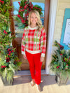 Plaid Holiday Sweater