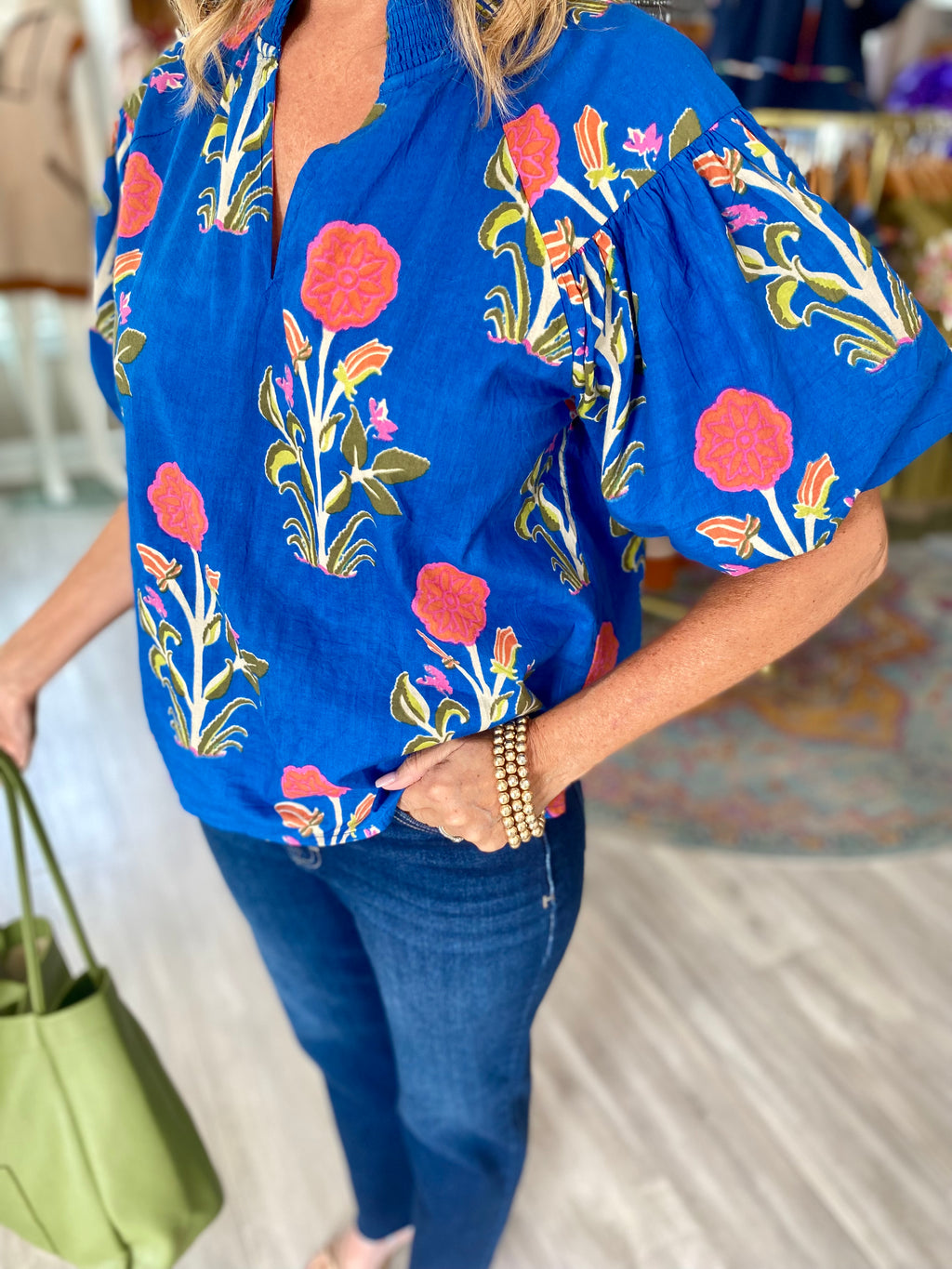 THML Floral Print Top