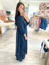 Bell Sleeve Midi Dress