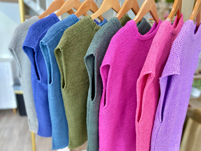 Crew Neck Sweater Vest