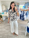 Tummy Control Mid Rise Wide Leg Jeans