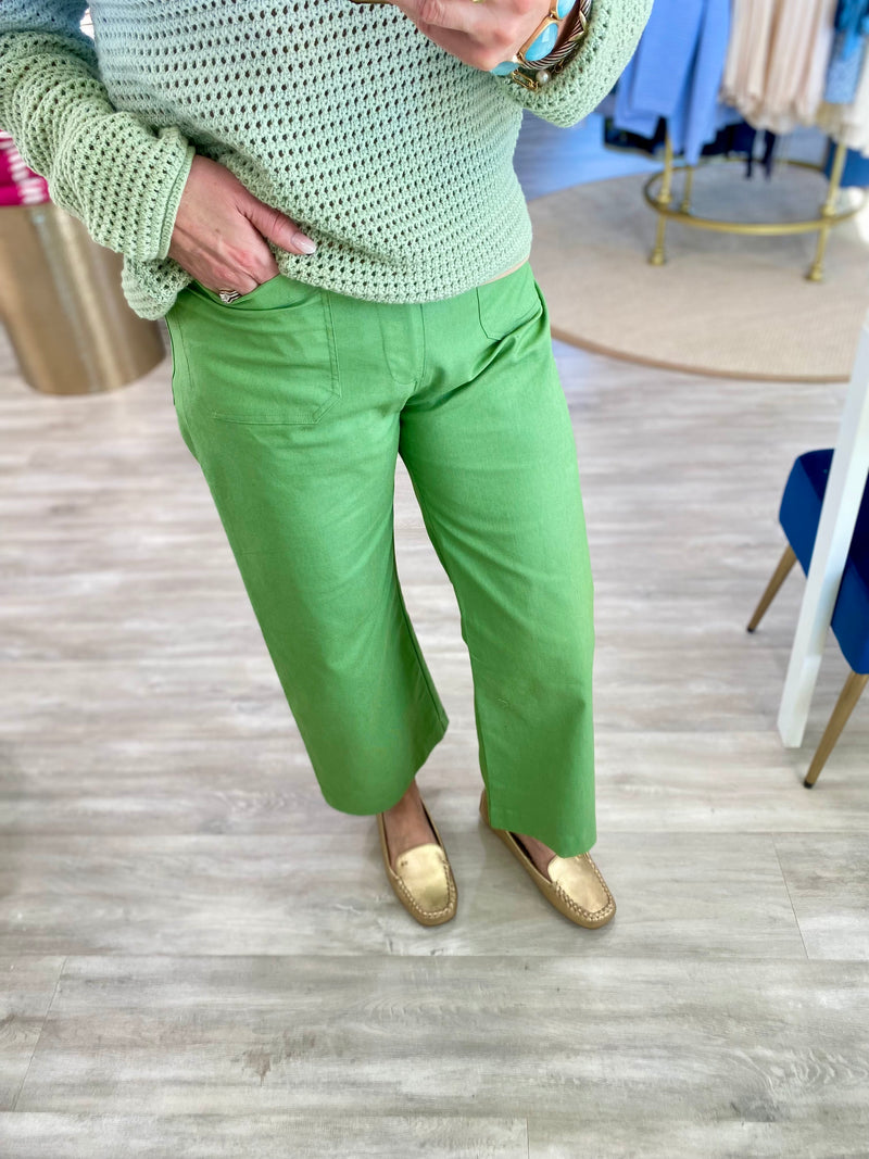 Ankle Length Front Pocket Pants