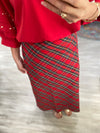 Plaid Midi Skirt