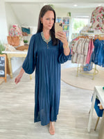 Bell Sleeve Midi Dress