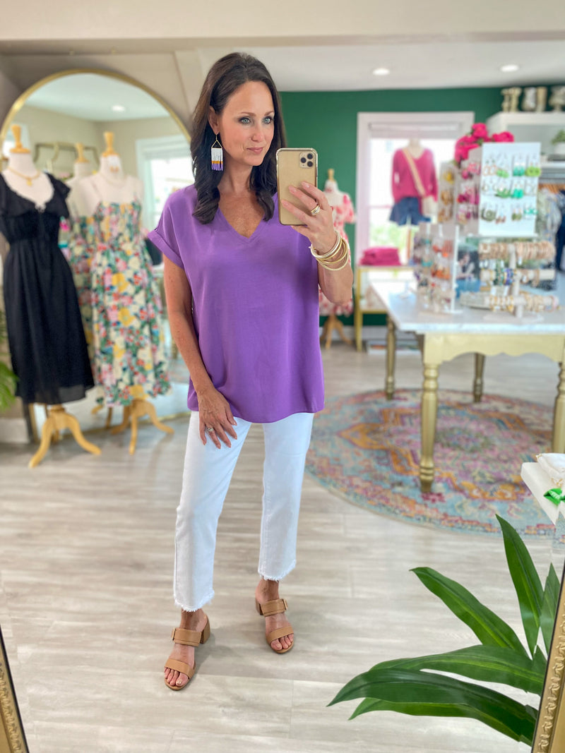 Essential V Neck Top