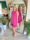 Sleeveless Bubble Hem Dress